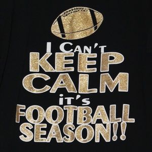 Fleur of Faith Football Tee